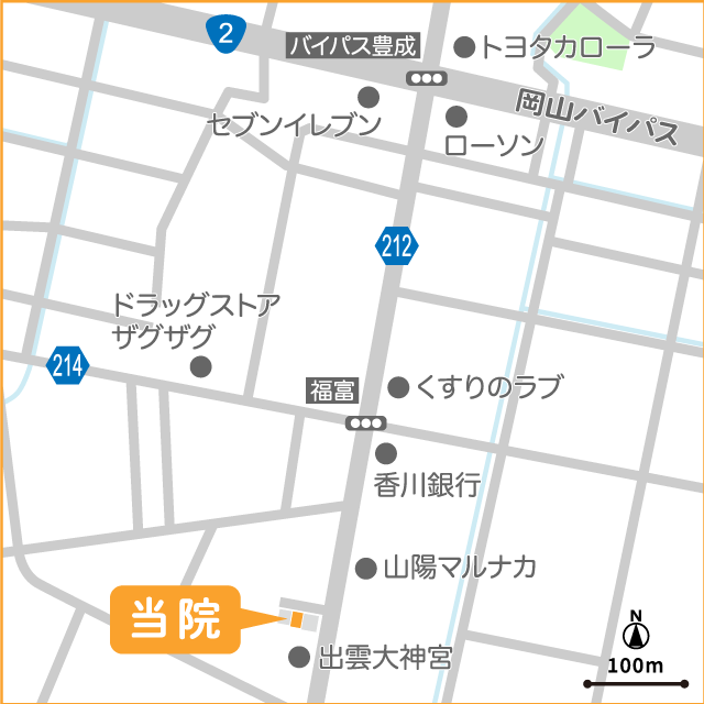 整骨院 桜花地図
